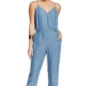 NWT CeCe Chambray Jumpsuit Size 2